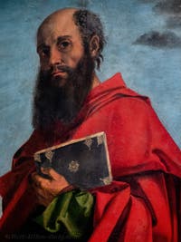 Bartolomeo Montagna, Saint Paul, Poldi Pezzoli Museum in Milan in Ita