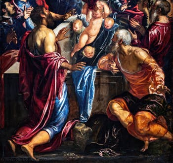 Tintoretto, The Assumption of the Virgin, at the Accademia Galleries in Venice, Italy