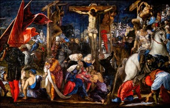 Tintoretto, The Crucifixion, at the Accademia Galleries in Venice, Italy