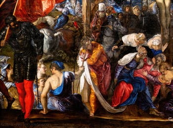 Tintoretto, The Crucifixion, at the Accademia Galleries in Venice, Italy