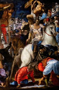 Tintoretto, The Crucifixion, at the Accademia Galleries in Venice, Italy