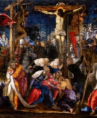 Tintoretto, The Crucifixion, at the Accademia Galleries in Venice, Italy