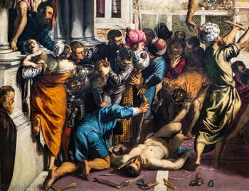 Tintoretto, The Miracle of St. Mark Delivering the Slave from Torture, at the Accademia Galleries in Venice, Italy