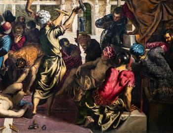 Tintoretto, The Miracle of St. Mark Delivering the Slave from Torture, at the Accademia Galleries in Venice, Italy