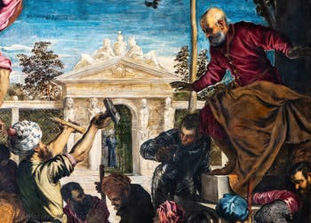 Tintoretto, The Miracle of St. Mark Delivering the Slave from Torture, at the Accademia Galleries in Venice, Italy