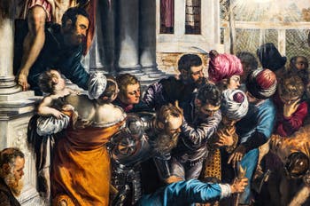 Tintoretto, The Miracle of St. Mark Delivering the Slave from Torture, at the Accademia Galleries in Venice, Italy