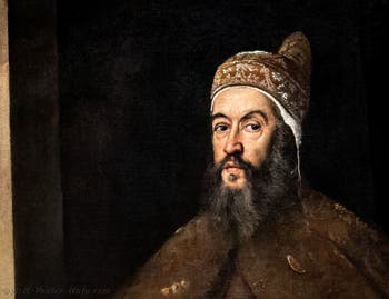 Tintoretto, Portrait of the Doge Alvise Mocenigo, at the Gallerie dell’Accademia in Venice, Italy