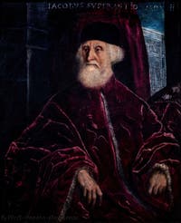 Tintoretto, Portrait of the Procurator Jacopo Soranzo, at the Accademia Galleries in Venice, Italy