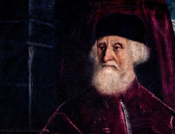 Tintoretto, Portrait of the Procurator Jacopo Soranzo, at the Accademia Galleries in Venice, Italy