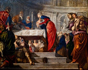Tintoretto, The Presentation of Jesus at the Temple, at the Accademia Galleries in Venice, Italy