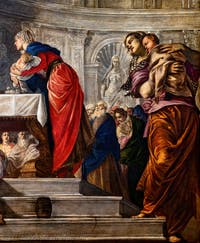 Tintoretto, The Presentation of Jesus at the Temple, at the Accademia Galleries in Venice, Italy