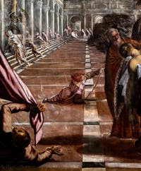 Tintoretto, The Translation of the Body of St. Mark, at the Accademia Galleries in Venice, Italy