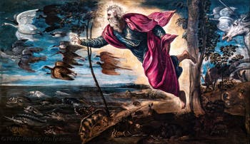 Tintoretto, The Creation of the Animals, at the Accademia Galleries in Venice, Italy