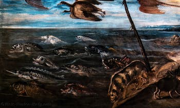 Tintoretto, The Creation of the Animals, at the Accademia Galleries in Venice, Italy