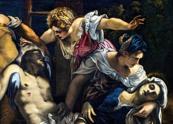Tintoretto, Descent from the Cross, at the Accademia Galleries in Venice, Italy