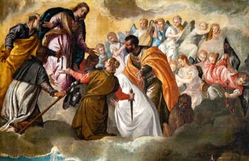 Paul Veronese, Allegory of the Battle of Lepanto, at the Accademia Galleries in Venice, Italy