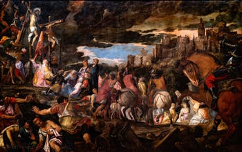 Paul Veronese, The Crucifixion, at the Accademia Galleries in Venice, Italy