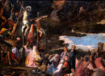 Paul Veronese, The Crucifixion, at the Accademia Galleries in Venice, Italy