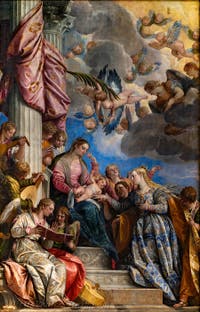 Paul Veronese, The Mystical Marriage of Saint Catherine, at the Accademia Galleries in Venice, Italy