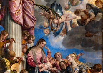 Paul Veronese, The Mystical Marriage of Saint Catherine, at the Accademia Galleries in Venice, Italy