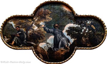 Paul Veronese, Saint Francis Receiving the Stigmata, at the Accademia Galleries in Venice, Italy