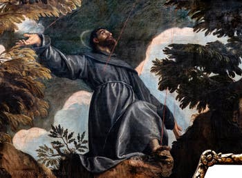 Paul Veronese, Saint Francis Receiving the Stigmata, at the Accademia Galleries in Venice, Italy