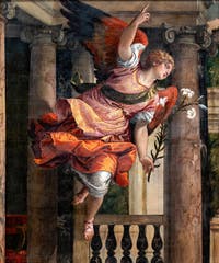 Paul Veronese, The Annunciation, at the Accademia Galleries in Venice, Italy