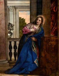 Paul Veronese, The Annunciation, at the Accademia Galleries in Venice, Italy