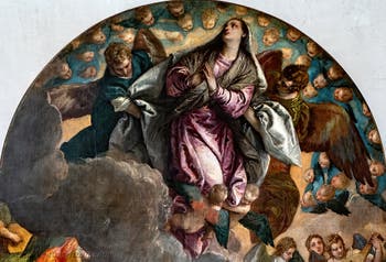 Paul Veronese, The Assumption of the Virgin, at the Accademia Galleries in Venice, Italy
