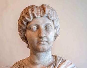 Empress Faustina the Younger at the Archaeological Museum in Venice, Italy