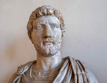 Emperor Hadrian at the Archaeological Museum in Venice, Italy