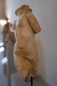 Hermafroditus struggling with a satyr at the Archaeological Museum in Venice, Italy