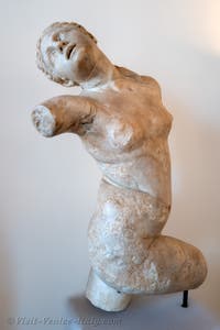 Hermafroditus struggling with a satyr at the Archaeological Museum in Venice, Italy