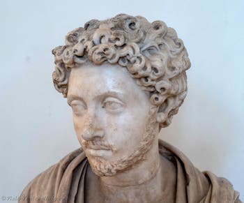 Emperor Marcus Aurelius at the Archaeological Museum in Venice, Italy