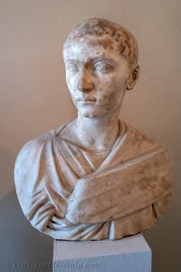 Emperor Philip II the Younger at the Archaeological Museum in Venice, Italy