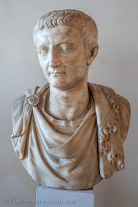 Emperor Tiberius at the Archaeological Museum in Venice, Italy