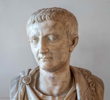 Emperor Tiberius at the Archaeological Museum in Venice, Italy