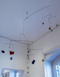 Alexander Calder, Mobile Glass and Porcelain, at the Peggy Guggenheim Collection in Venice