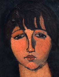 Amedeo Modigliani, The Woman in a Sailor Shirt (La femme en Blouse Marine), Peggy Guggenheim Collection in Venice