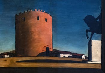 Giorgio de Chirico, The Red Tower, at the Peggy Guggenheim Collection in Venice