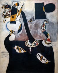 Joan Miró, Seated Woman II, at the Peggy Guggenheim Collection in Venice