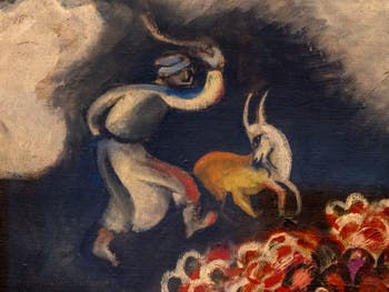 Marc Chagall, The Rain (La Pluie) at the Peggy Guggenheim Collection in Venice in Italy