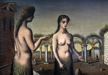 Paul Delvaux, The Break of Day (L’Aurore) at the Peggy Guggenheim Collection in Venice in Italy