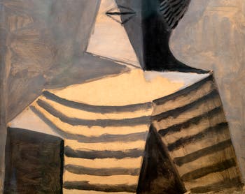 Pablo Picasso, Half-length Portrait of a Man in a Striped Jersey, Peggy Guggenheim Collection Venice