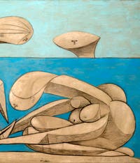 Pablo Picasso, Swimming on the Beach, (La Baignade à la Plage) at the Peggy Guggenheim Collection in Venice