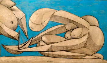 Pablo Picasso, Swimming on the Beach, (La Baignade à la Plage) at the Peggy Guggenheim Collection in Venice