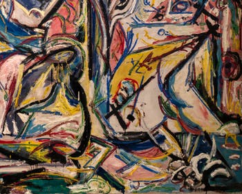 Jackson Pollock, Circumcision, at the Peggy Guggenheim Collection in Venice in Italy