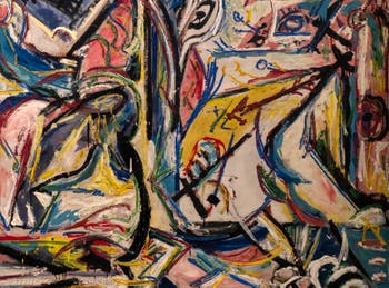 Jackson Pollock, Circumcision, at the Peggy Guggenheim Collection in Venice in Italy