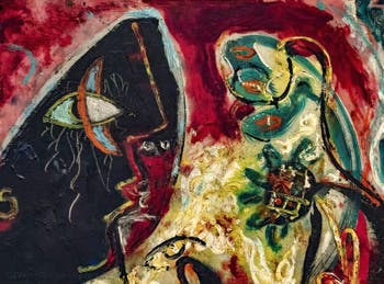 Jackson Pollock The Moon Woman Peggy Guggenheim Venice Italy