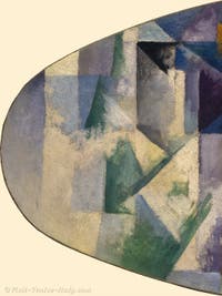 Robert Delaunay, Windows Open Simultaneously 1st Part, 3rd Motif (Fenêtres ouvertes simultanément 1ère partie, 3e motif ) at the Peggy Guggenheim Collection in Venice